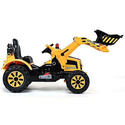 Fun and Functional 12V Battery-Powered Kids Dumper Truck in Yellow - Perfect for Playtime!
