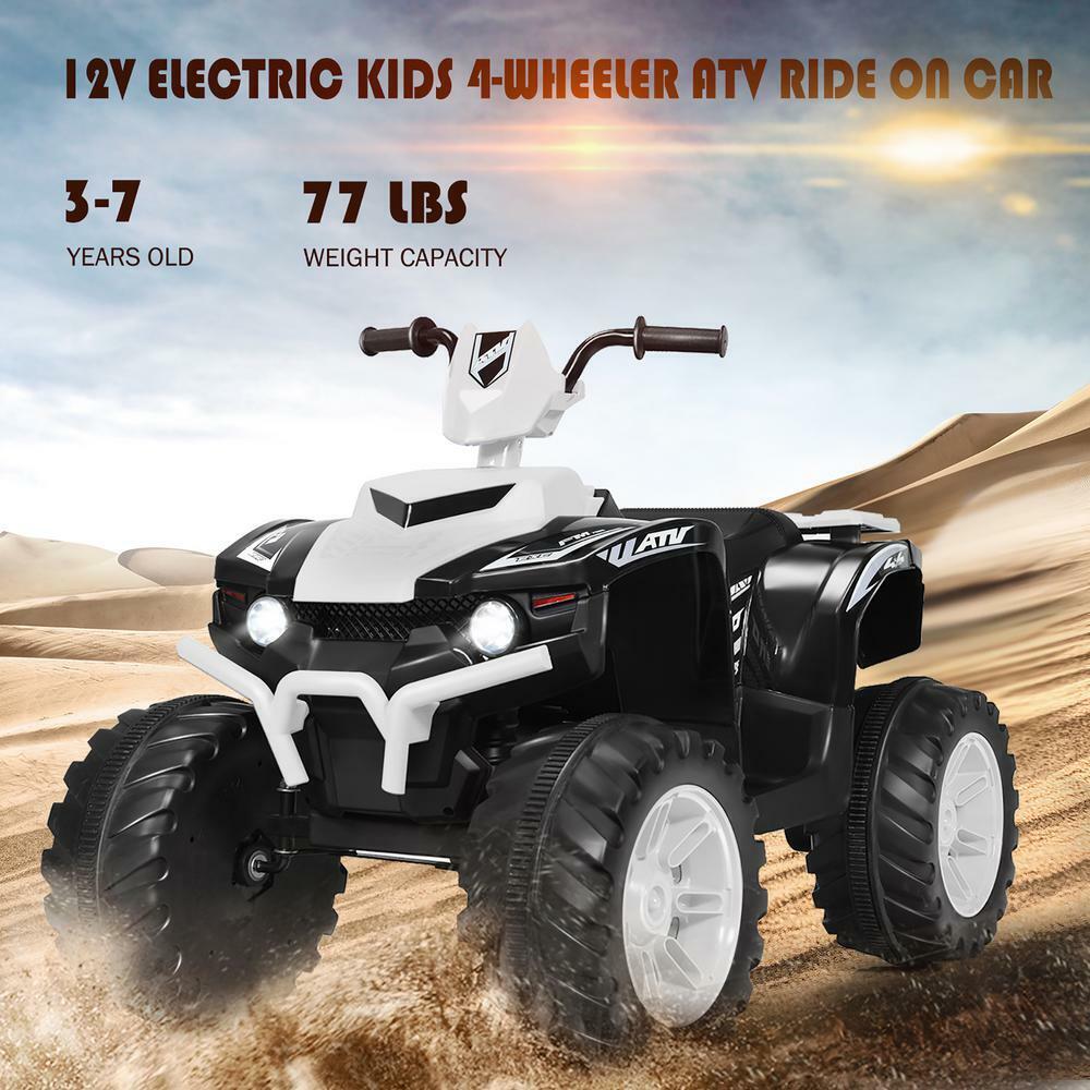 Fun and Interactive 13.6 Inch Ride-On Car for Kids Ages 3-7 with LED Lights, Music, and Adjustable Speed Settings