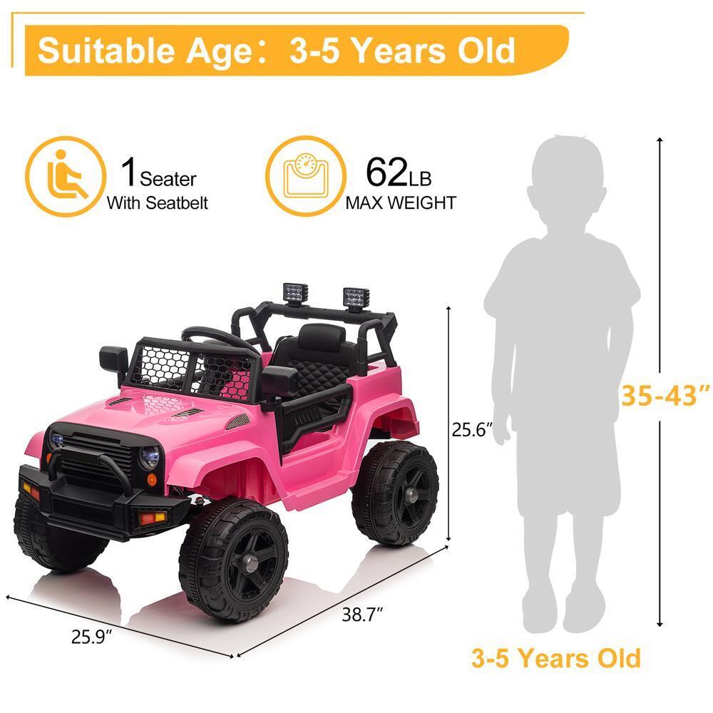Fun and Safe Kids Ride-On Car with Music, Lights, and Remote Control