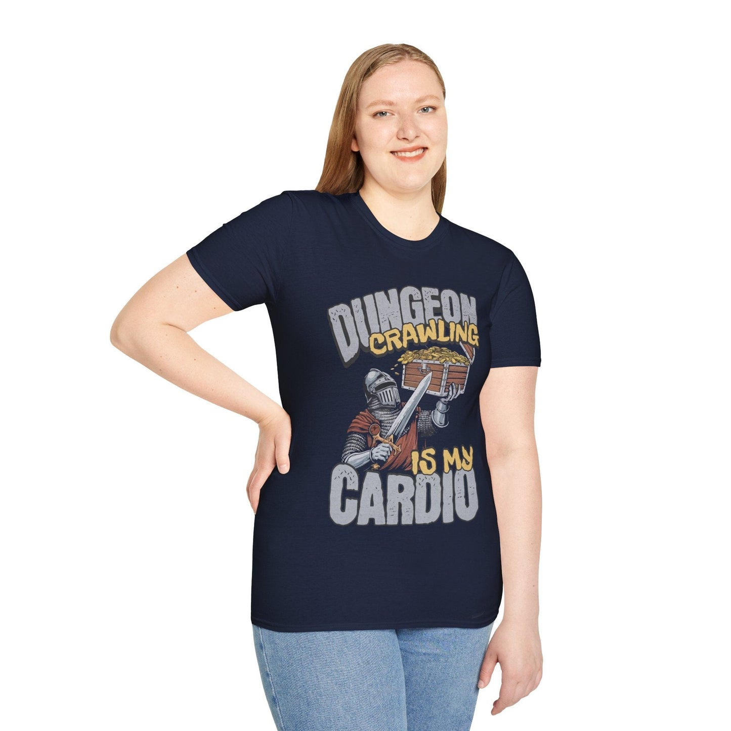 Funny D&D Shirt - Dungeon Crawling is My Cardio