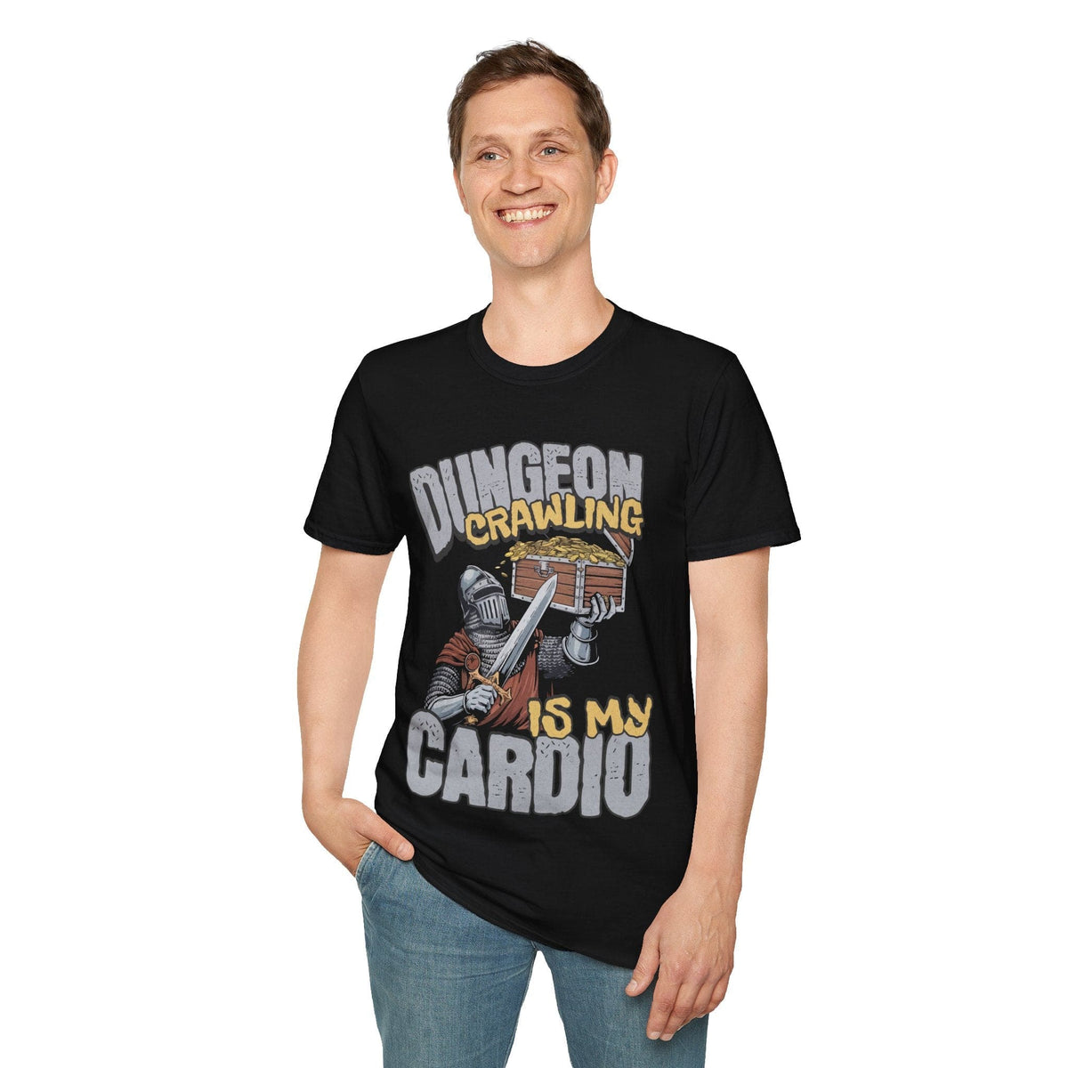 Funny D&D Shirt - Dungeon Crawling is My Cardio