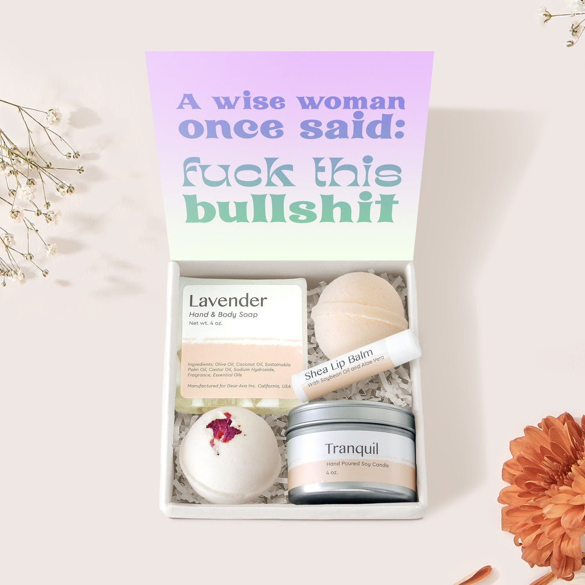 Funny Gift for Her Spa Gift Box
