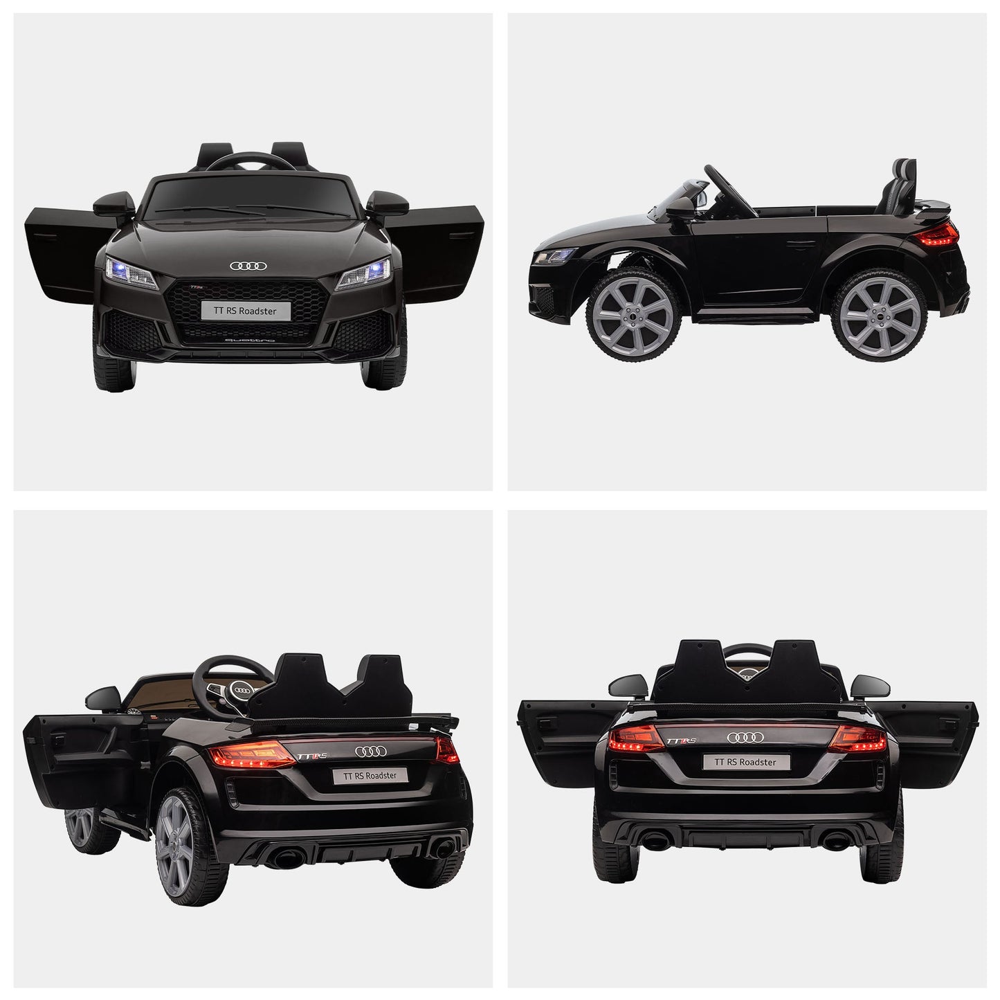 6V Audi TT RS Kid Electric Sports Car with Remote Control Ride-On