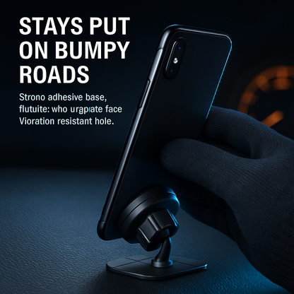 Universal Magnetic Car Mount for Hands-Free Viewing