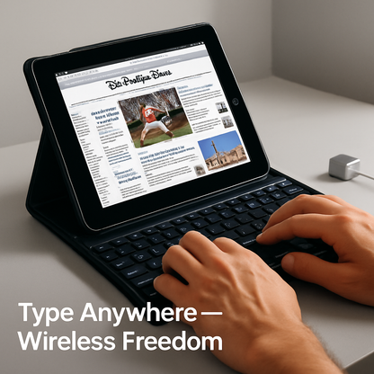 Wireless Keyboard Case Cover for iPad 2 Slim