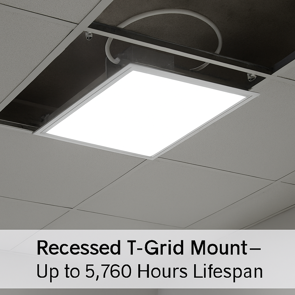 LED Panel Light for Ceiling Grids - Slim & Modern