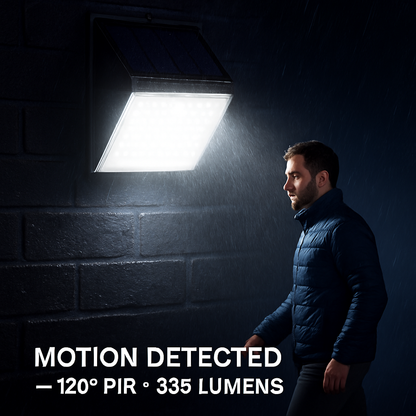 Solar Lights Wall Lamps with Motion Sensor