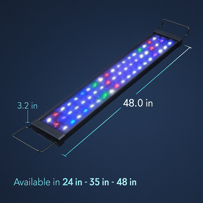 Aquarium LED Light with Extendable Brackets