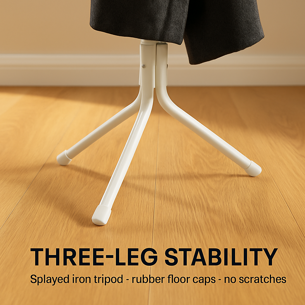 Coat Rack Organizer - Multi-Hook Standing Coat Rack