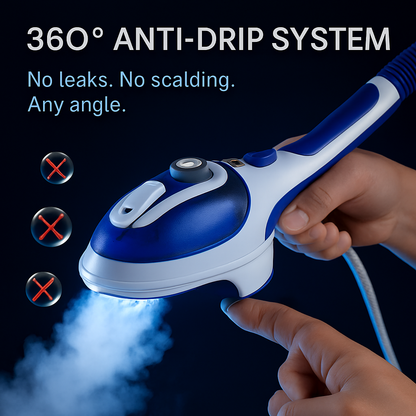 Handheld Garment Steamer with 3-Stage Steam