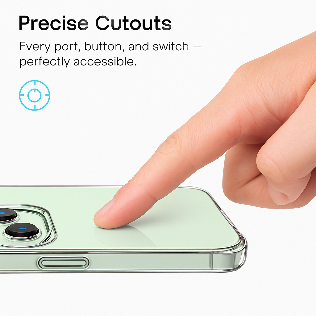Shockproof Clear Phone Case for iPhone - Protective & Clear