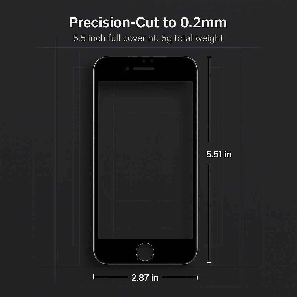 3D Curved Glass Full Cover Protector for iPhone