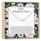 Gift for Adoptive Mom Pearl Necklace