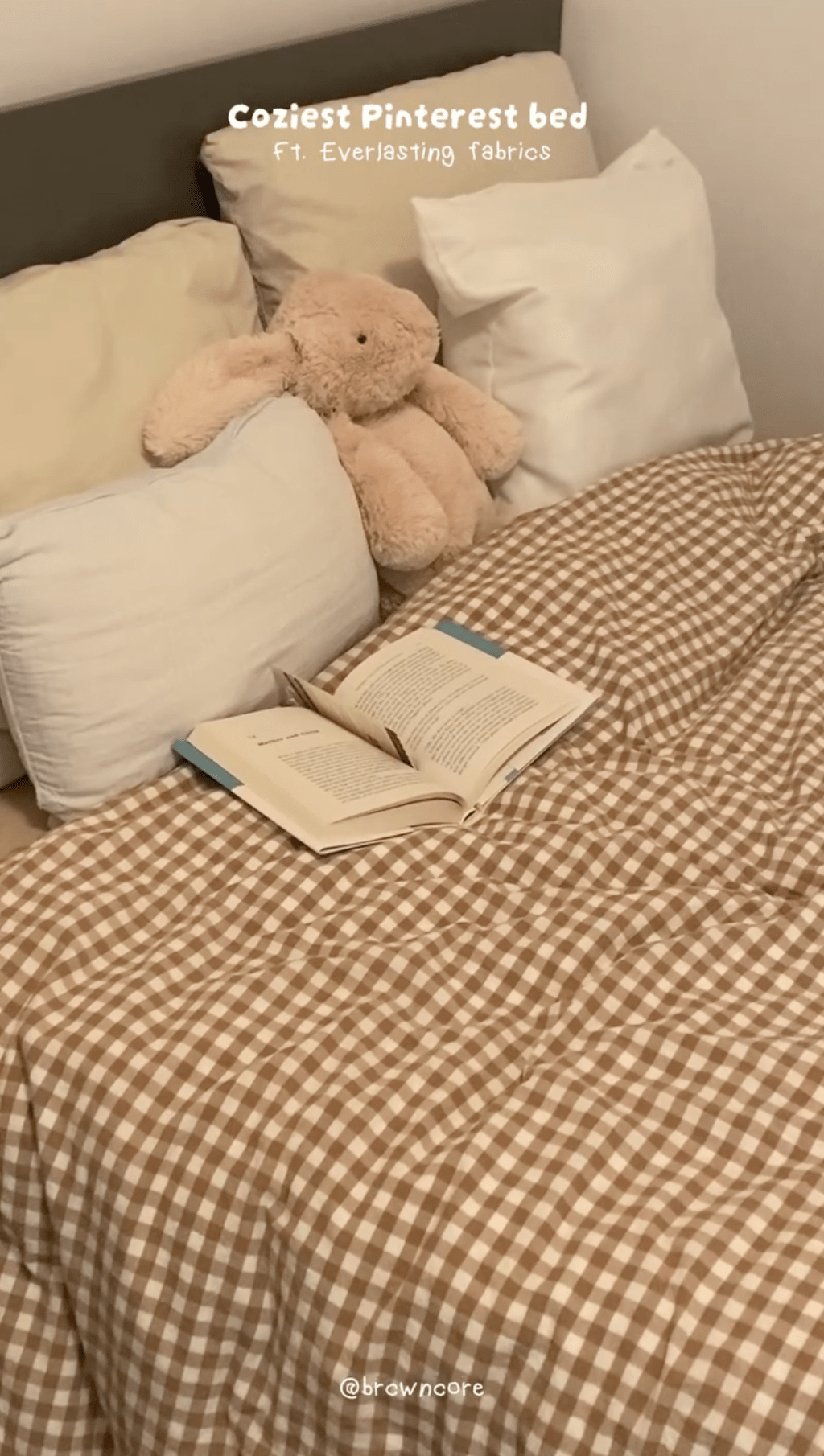 Gingham Bedding Set / Red