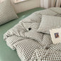 Gingham Bedding Set / Red