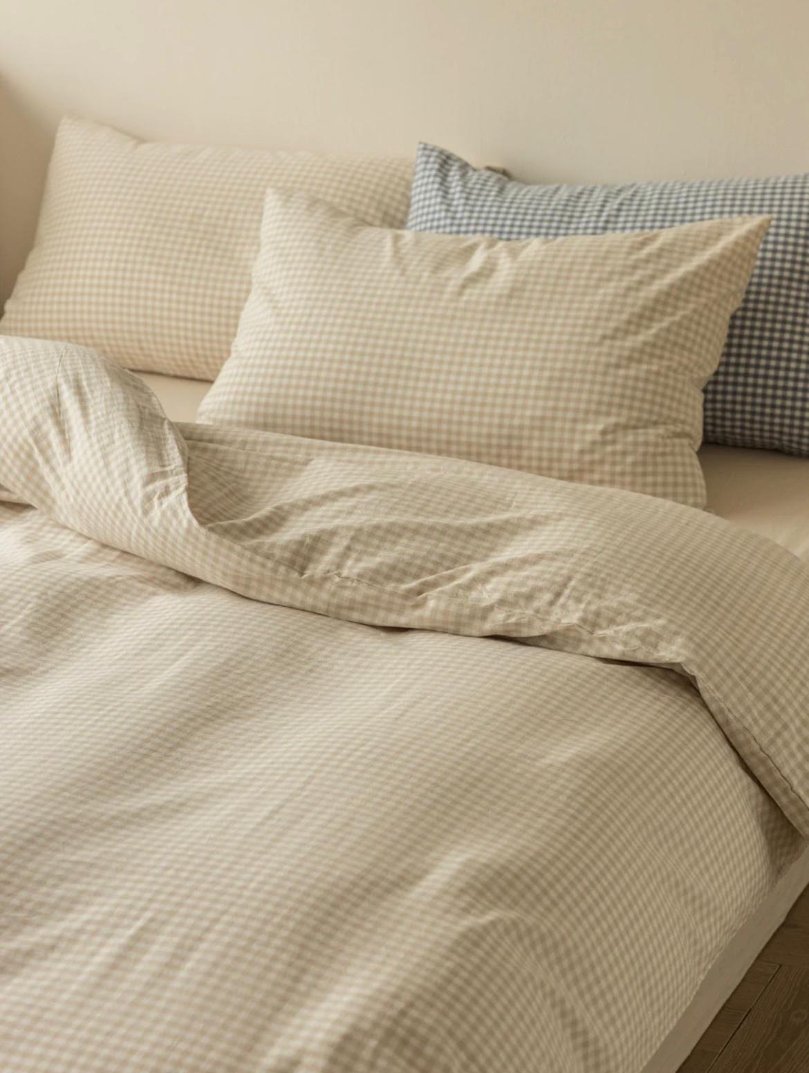 Gingham Duvet Cover (5 Colors)