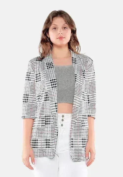 Glaze Print Semi Casual Blazer