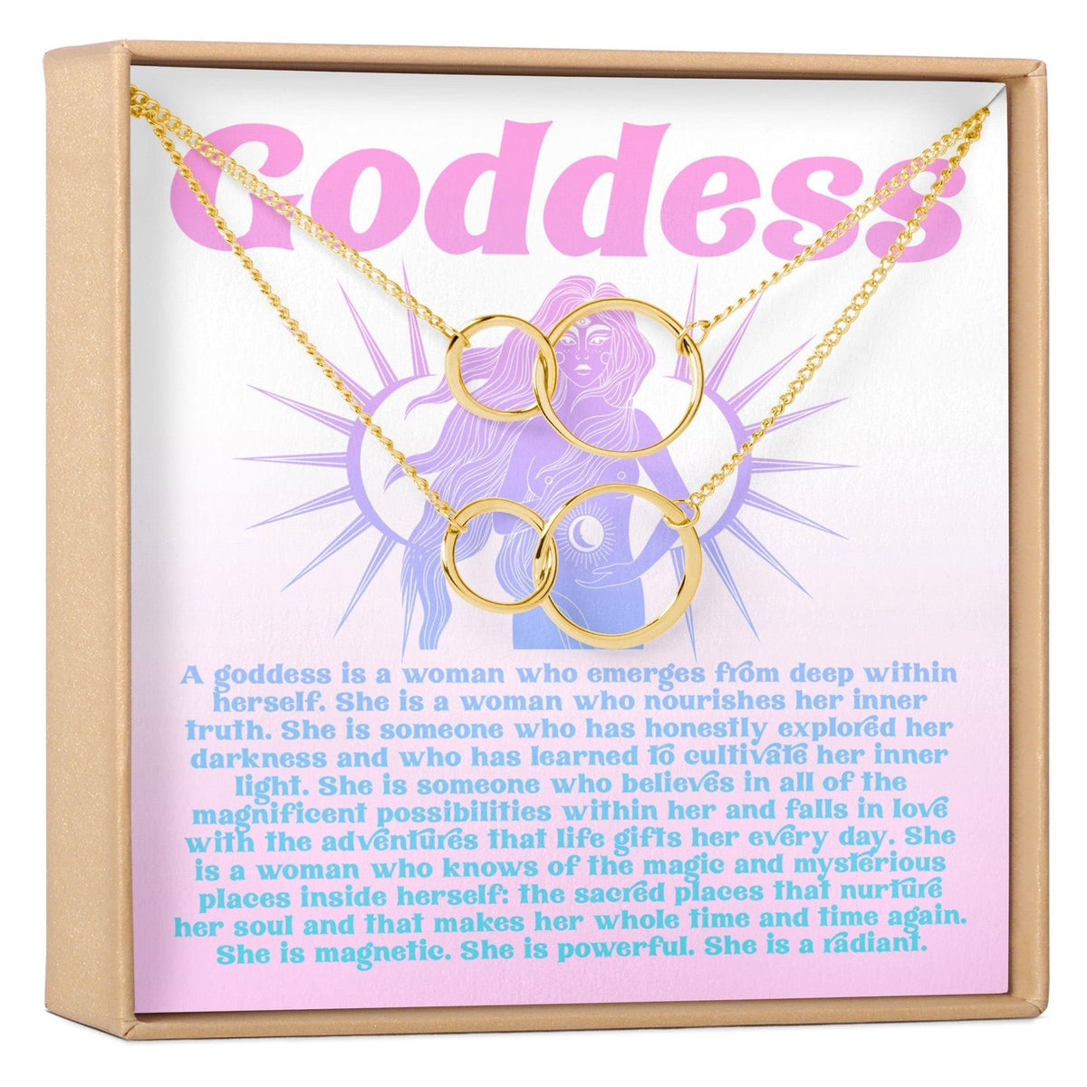 Goddess Necklace, Multiple Styles Necklace