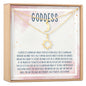 Goddess Sun and Moon Pendants Necklace Set