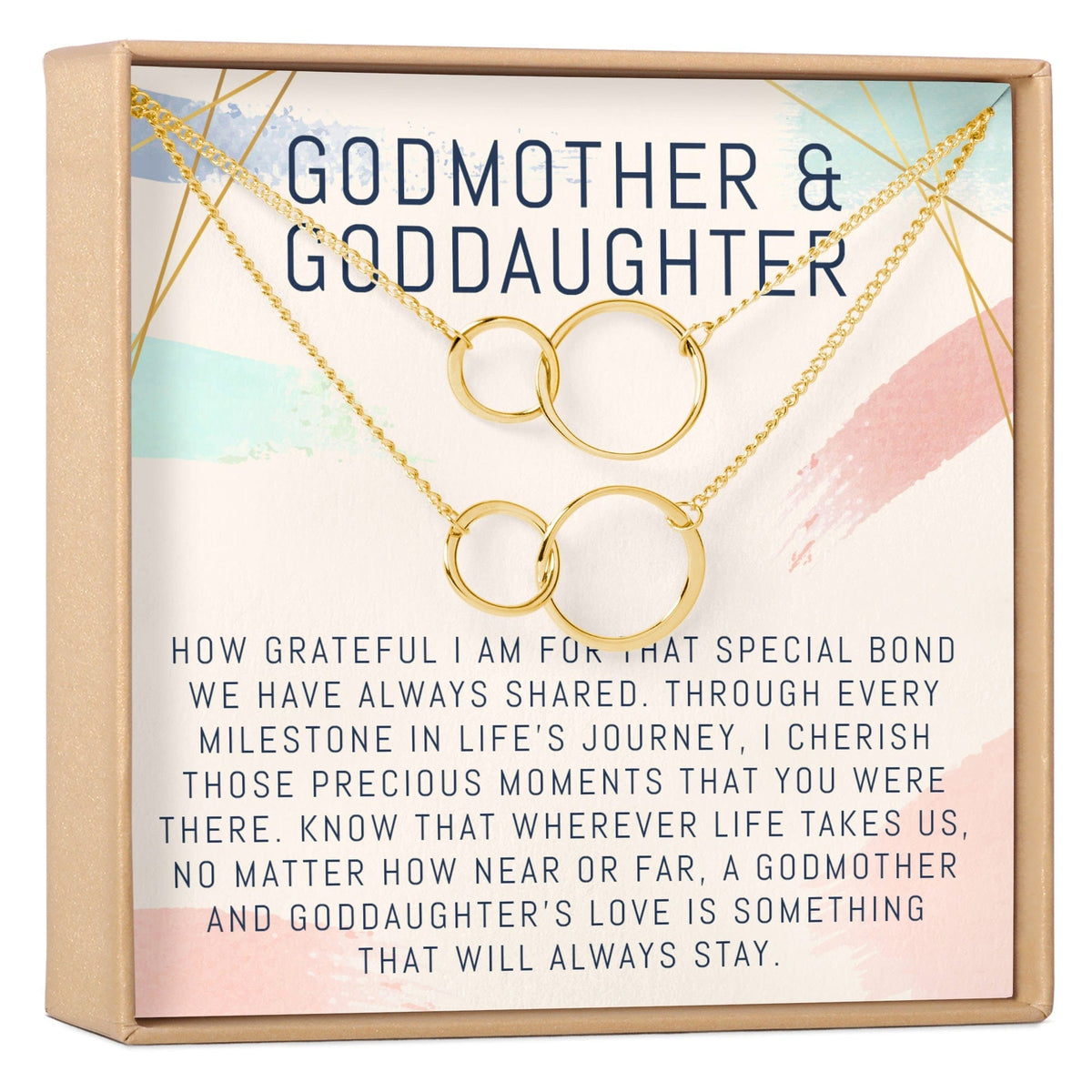 Godmother-Goddaughter Necklace, Multiple Styles Jewelry