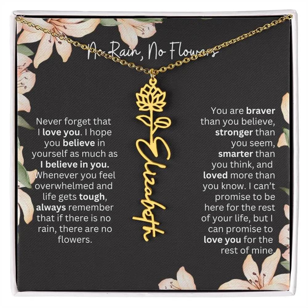 Gold Flower Necklace