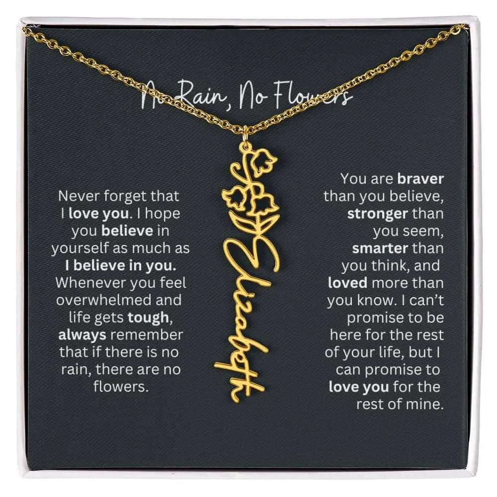 Gold Flower Necklace