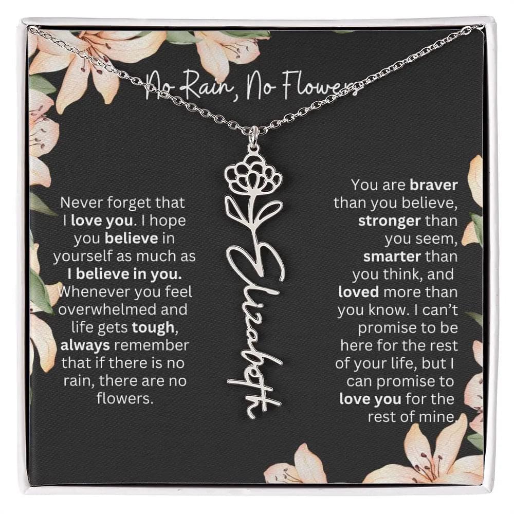 Gold Flower Necklace