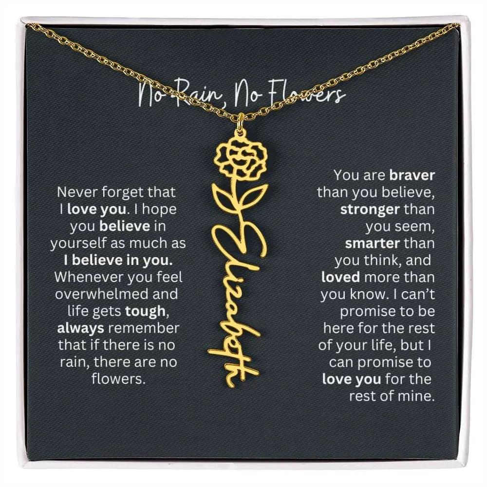 Gold Flower Necklace