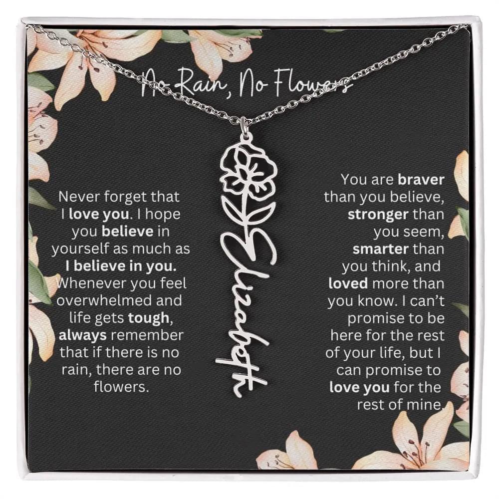 Gold Flower Necklace