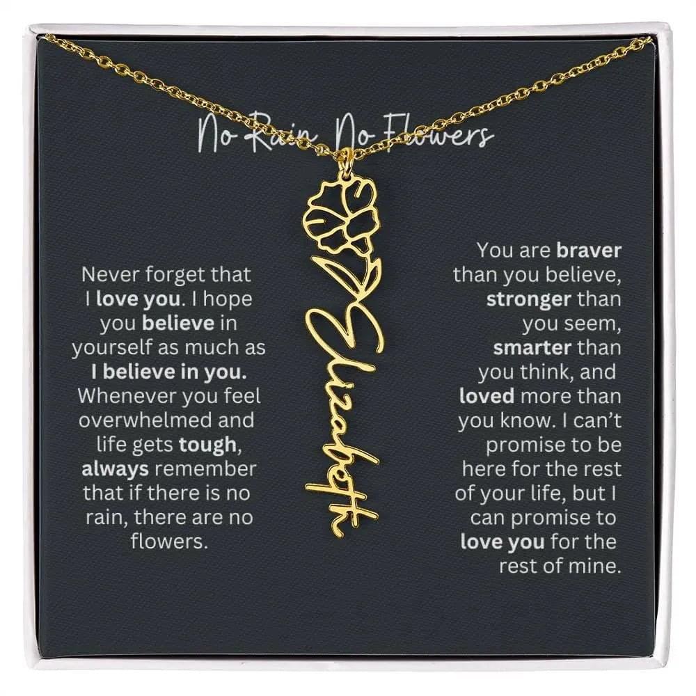 Gold Flower Necklace