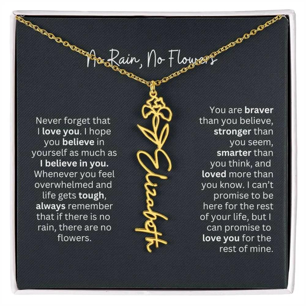 Gold Flower Necklace