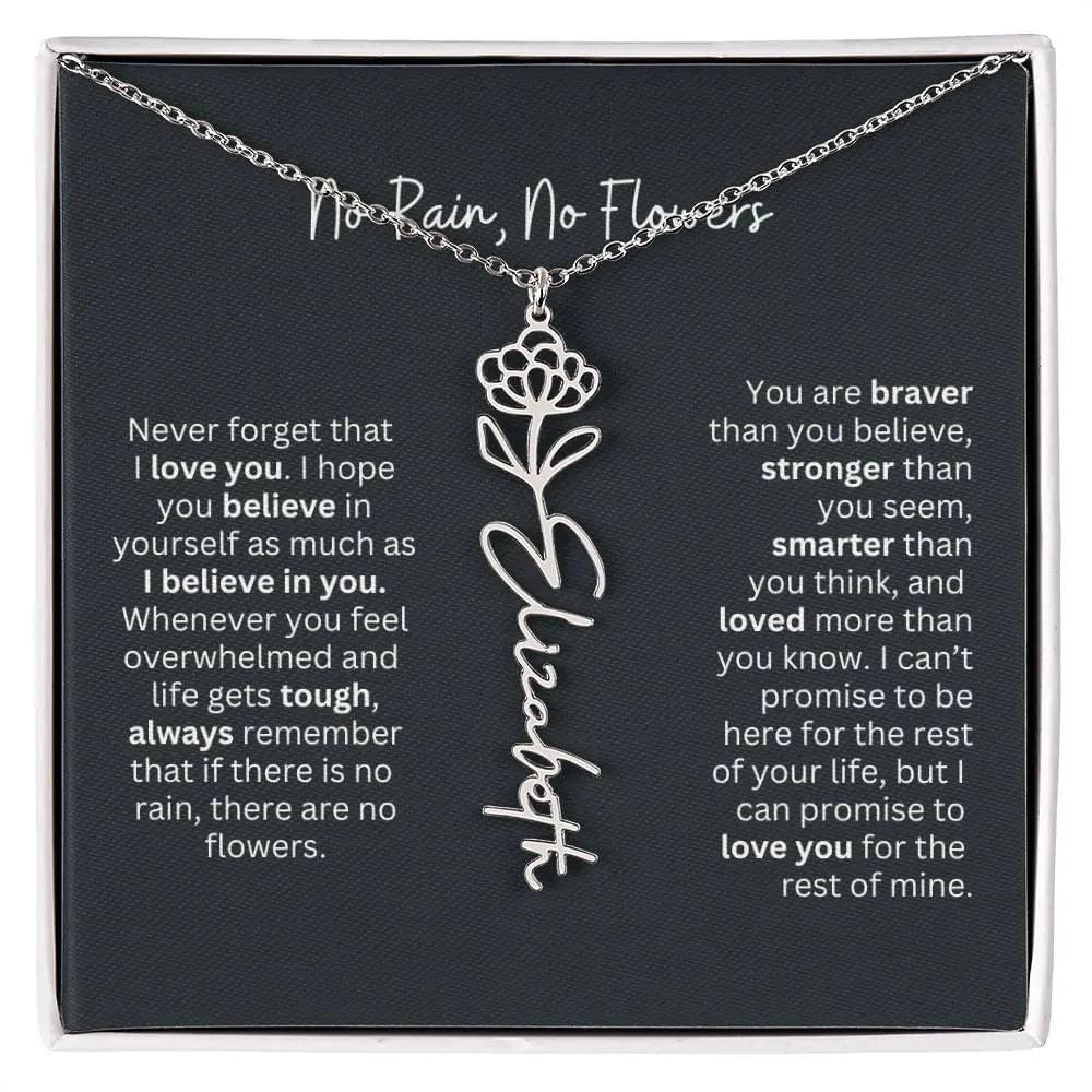 Gold Flower Necklace