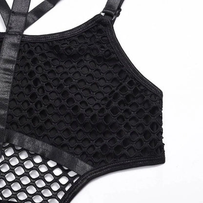 Gothic Fishnet Bodysuits