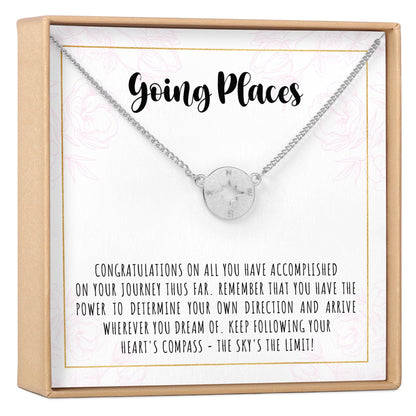 Graduation Compass Necklace