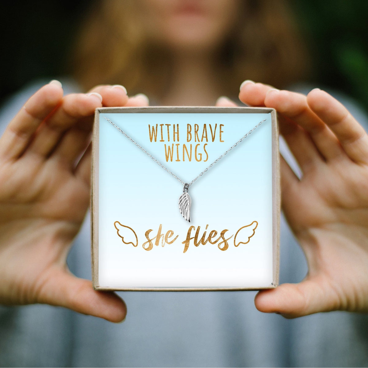 Graduation Wing Necklace