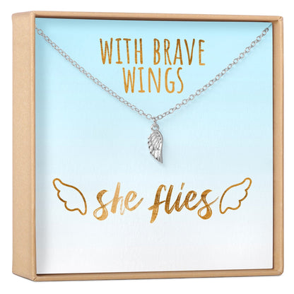 Graduation Wing Necklace