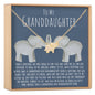 Granddaughter Elephant Pendant Necklace