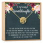 Granddaughter Necklace, Multiple Styles
