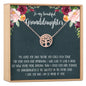 Granddaughter Necklace, Multiple Styles