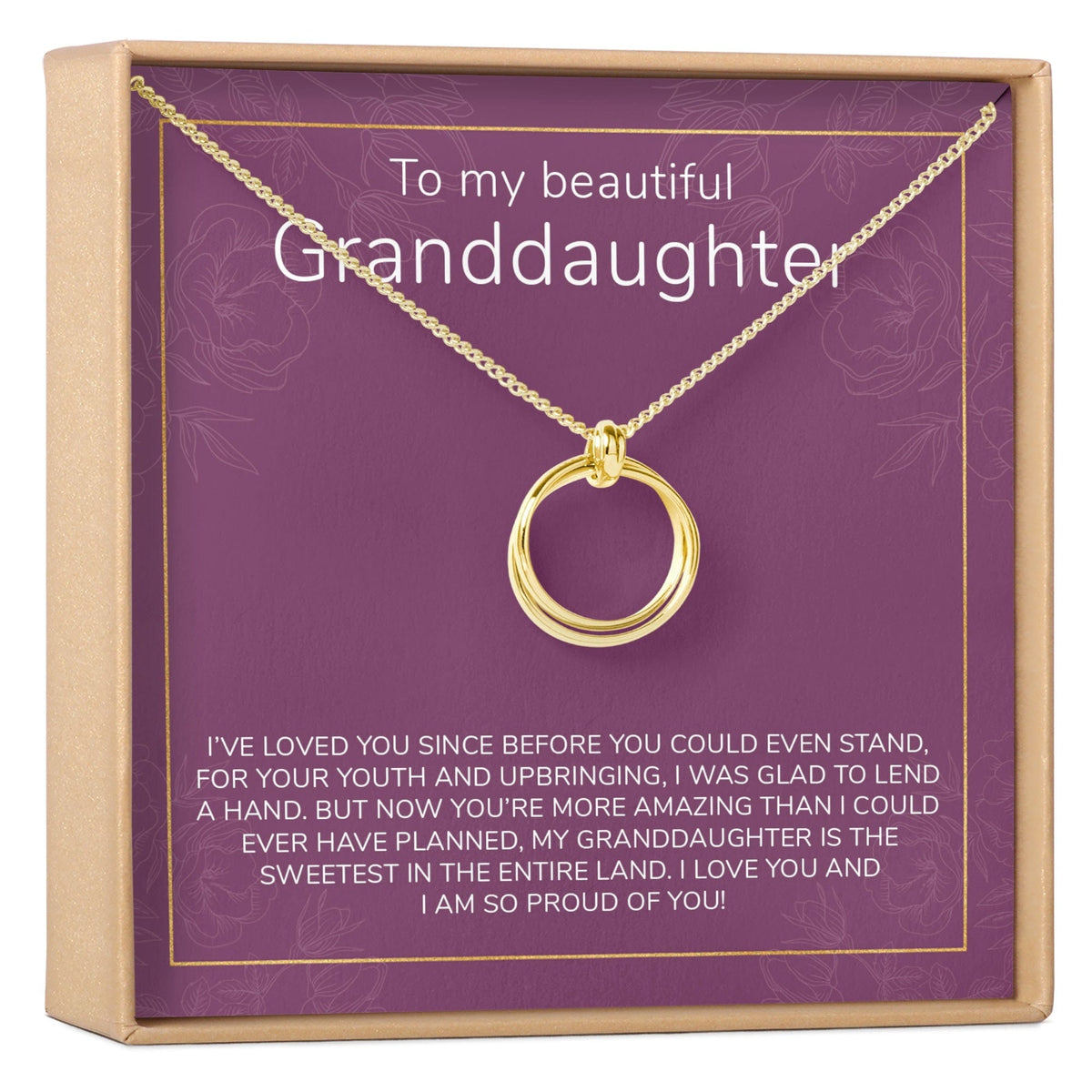 Granddaughter Necklace, Multiple Styles