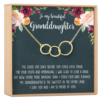 Granddaughter Necklace, Multiple Styles