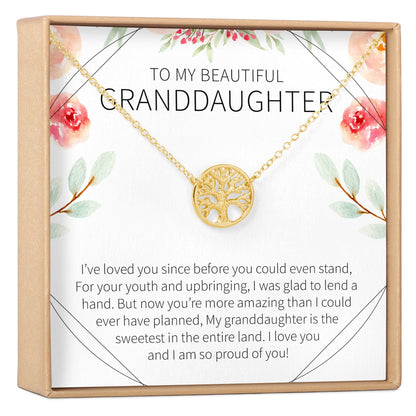 Granddaughter Necklace, Multiple Styles