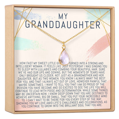 Grandmother & Granddaughter Necklace, Multiple Styles Necklace