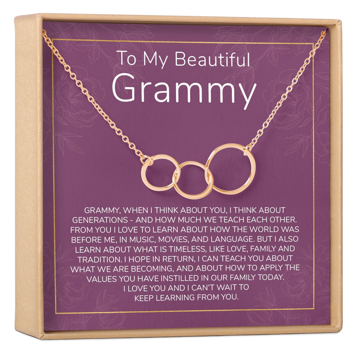Grandmother Necklace, Multiple Styles