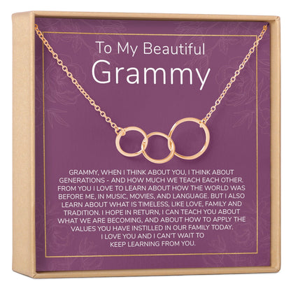 Grandmother Necklace, Multiple Styles