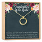Grandmother of the Bride Necklace, Multiple Styles
