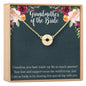 Grandmother of the Bride Necklace, Multiple Styles