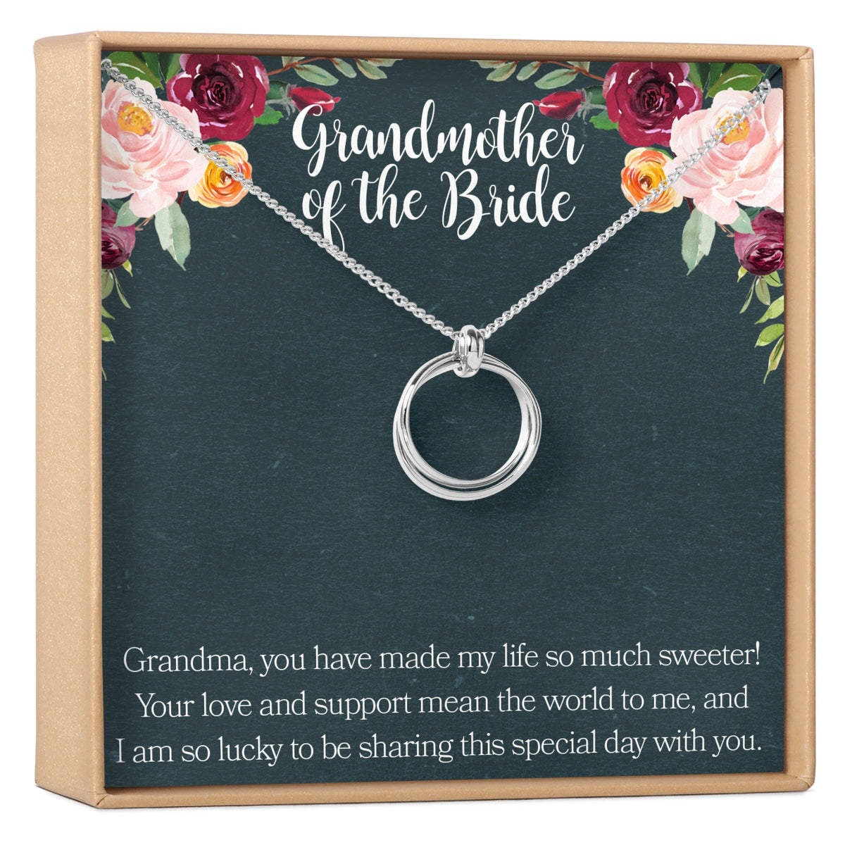Grandmother of the Bride Necklace, Multiple Styles