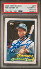 Graded 1989 Topps Traded Ken Griffey Jr. #41T Rookie RC Baseball Card PSA 10 Auto Grade Gem Mint
