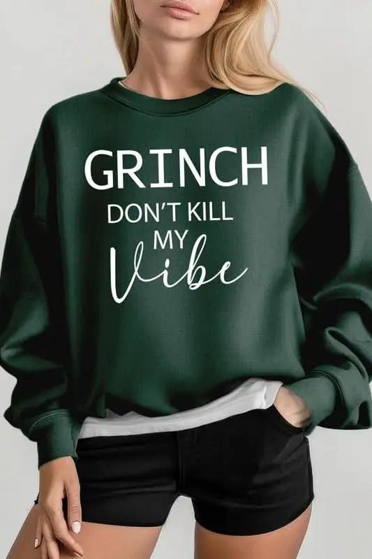 Grinch Graphic Sweatshirt | Color Bear Unisex